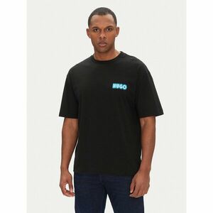HUGO Póló Duwood 50538512 Fekete Relaxed Fit kép