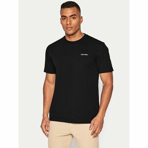 Calvin Klein Póló Micro Logo Interlock K10K109894 Fekete Regular Fit kép