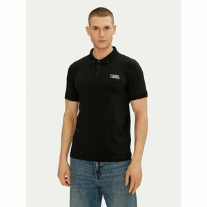 KARL LAGERFELD Pólóing 745088 552235 Fekete Regular Fit kép