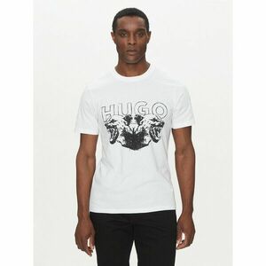 HUGO Póló Durro 50538257 Fehér Regular Fit kép