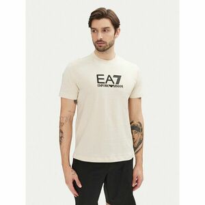 EA7 Emporio Armani Póló 7M000224 AF10375 M1013 Bézs Regular Fit kép