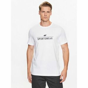 4F Póló 4FSS23TTSHM539 Fehér Regular Fit kép