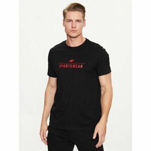 4F Póló 4FSS23TTSHM539 Fekete Regular Fit kép