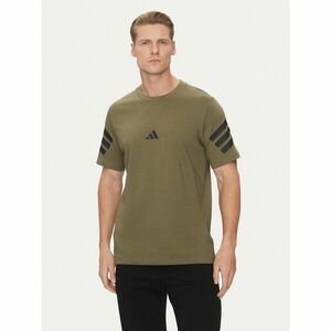 adidas Póló Future Icons 3-Stripes JD4876 Zöld Regular Fit kép