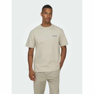 Only & Sons Póló 22026424 Bézs Relaxed Fit kép