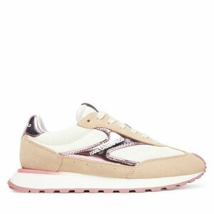 Sportcipők KARL LAGERFELD Kairo Lo Lace Mix II KL61124E 4TP Bézs kép