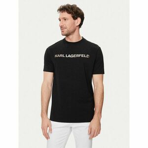 KARL LAGERFELD Póló 755053 542221 Fekete Regular Fit kép