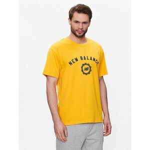 New Balance Póló Sport Seasonal Graphic MT31904 Sárga Relaxed Fit kép