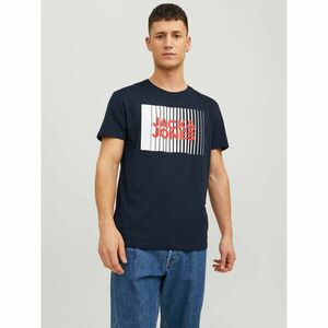 Jack&Jones Póló Corp 12233999 Sötétkék Standard Fit kép