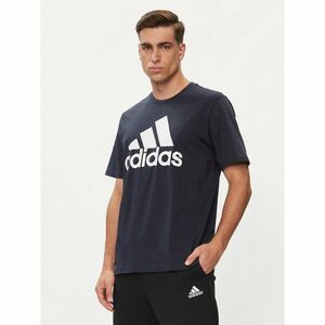 adidas Póló Essentials Single Jersey Big Logo T-Shirt IC9348 Kék Regular Fit kép
