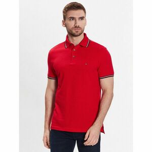 Tommy Hilfiger Pólóing 1985 Rwb Tipped MW0MW30750 Piros Slim Fit kép
