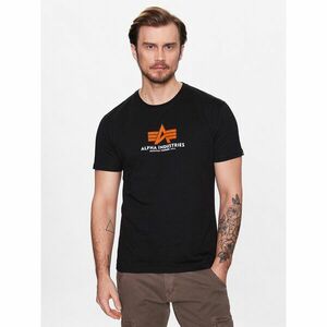 Alpha Industries Póló Basic 100501RB Fekete Regular Fit kép