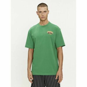 Puma Póló For The Fanbase Graphic 624395 Zöld Relaxed Fit kép