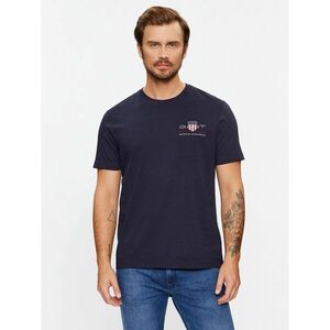 Gant Póló Reg Archive Shield Emb Ss 2067004 Sötétkék Regular Fit kép