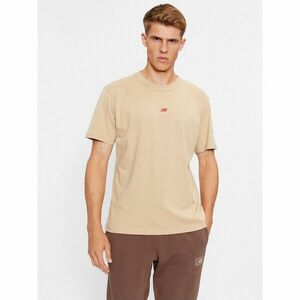 New Balance Póló Athletics Remastered Graphic Cotton Jersey Short Sleeve T-shirt MT31504 Barna Regular Fit kép