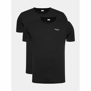 Pepe Jeans 2 póló készlet Pepe Tshirt 2P PMU10976 Fekete Regular Fit kép