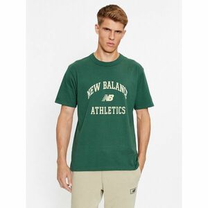 New Balance Póló Athletics Varsity Graphic T-Shirt MT33551 Zöld Regular Fit kép