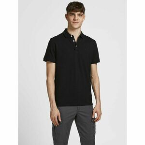 Jack&Jones Pólóing Paulos 12136668 Fekete Slim Fit kép