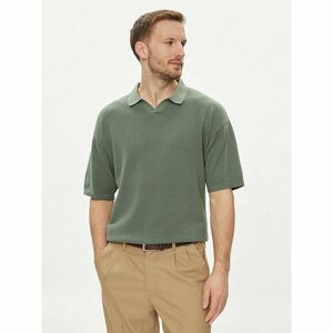 Jack&Jones Pólóing Linen 12252748 Zöld Regular Fit kép