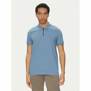BOSS Pólóing Passerzip 50537507 Kék Slim Fit kép