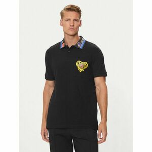 Versace Jeans Couture Pólóing 76GAGT11 Fekete Regular Fit kép