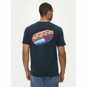 Tommy Jeans Póló Fun Novelty DM0DM18552 Sötétkék Regular Fit kép