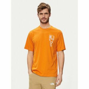 The North Face Póló NF0A87FF Narancssárga Regular Fit kép