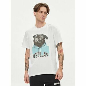 Replay Póló M6808.000.22662 Fehér Regular Fit kép