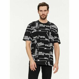 Karl Lagerfeld Jeans Póló 240D1709 Fekete Relaxed Fit kép