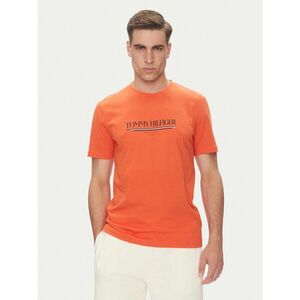 Tommy Hilfiger Póló Brand Love MW0MW40324 Narancssárga Regular Fit kép