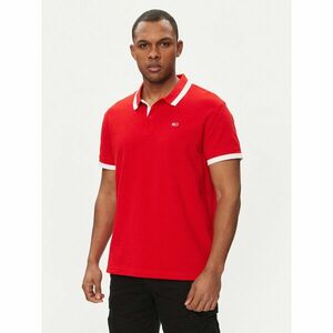 Tommy Jeans Pólóing DM0DM18313 Piros Regular Fit kép
