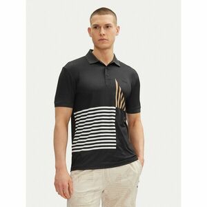 BOSS Pólóing Paddy Striped C1 50539506 Fekete Regular Fit kép