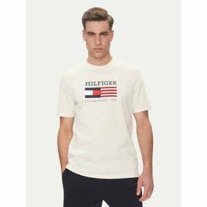 Tommy Hilfiger Póló American Monotype MW0MW39843 Ekru Regular Fit kép