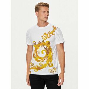 Versace Jeans Couture Póló 76GAH6SW Fehér Regular Fit kép