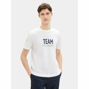 Tom Tailor Denim Póló 1040838 Fehér Regular Fit kép