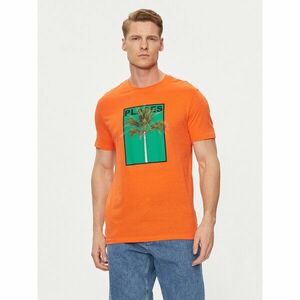 United Colors Of Benetton Póló 3P7XU108X Narancssárga Regular Fit kép