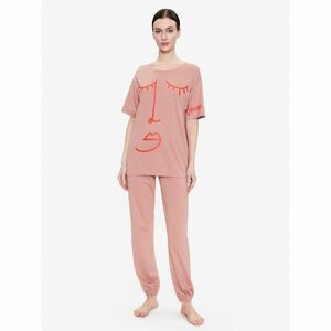 Triumph Pizsama 10214839 Rózsaszín Relaxed Fit kép