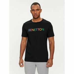 United Colors Of Benetton Póló 3I1XU100A Fekete Regular Fit kép