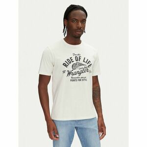 Wrangler Póló Americana 112362791 Ekru Regular Fit kép