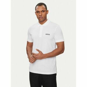 Boss Pólóing Paule 50512789 Fehér Slim Fit kép