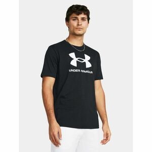 Under Armour Póló Ua Sportstyle Logo Update Ss 1382911-001 Fekete Loose Fit kép