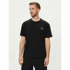 Tommy Jeans Póló DM0DM18872 Fekete Regular Fit kép