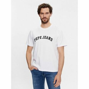 Pepe Jeans Póló Clement PM509220 Fehér Regular Fit kép