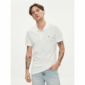 Calvin Klein Jeans Pólóing Embro Badge J30J325269 Fehér Slim Fit kép