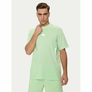 adidas Póló Future Icons 3-Stripes IR9169 Zöld Loose Fit kép