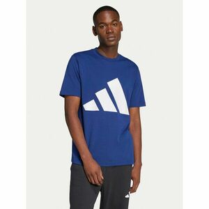 adidas Póló Essentials Big Logo JE8940 Sötétkék Regular Fit kép