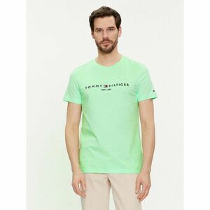Tommy Hilfiger Póló Logo MW0MW11797 Zöld Slim Fit kép