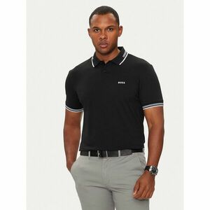 Boss Pólóing Paul 50506193 Fekete Slim Fit kép