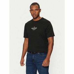 Tommy Hilfiger Póló MW0MW38980 Fekete Regular Fit kép