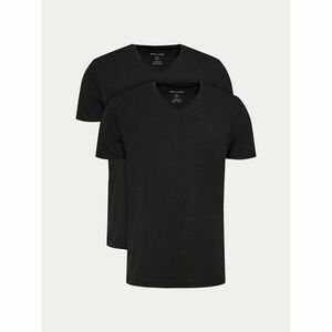 Pierre Cardin 2 póló készlet 29991.000.9000 Fekete Modern Fit kép